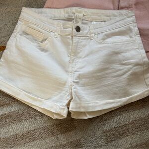 H&M White Jean Shorts